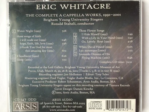 Vista 2 de The Complete A Cappella Works 1991-2001