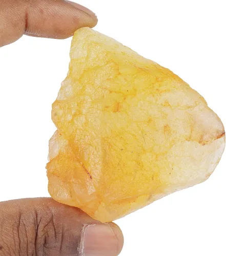 Vista 2 de GEMHUB Alta calidad AAA+ zafiro amarillo natural 499.95 quilates. Piedra mineral en forma rugosa, Gema, Madagascar zafiro amarillo