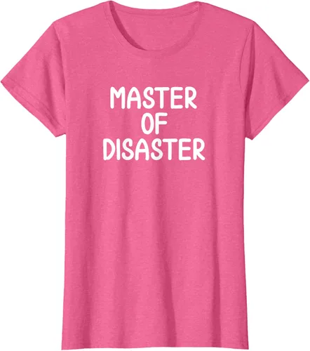 Vista 19 de Camiseta divertida con texto en inglés "Master Of Disaster