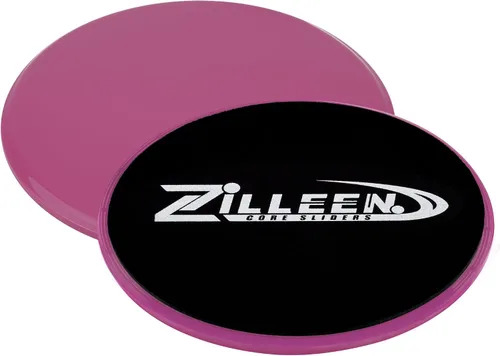 Vista 10 de Zilleen Deslizadores de Ejercicio para Entrenamiento Discos de Fitness para Pilates para Mujeres y Hombres, Paquete de 2