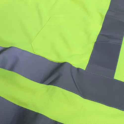 Vista 2 de TZ Promise Hi Vis - Camiseta reflectante de seguridad para hombre, manga corta/larga con bolsillo, alta visibilidad clase 3
