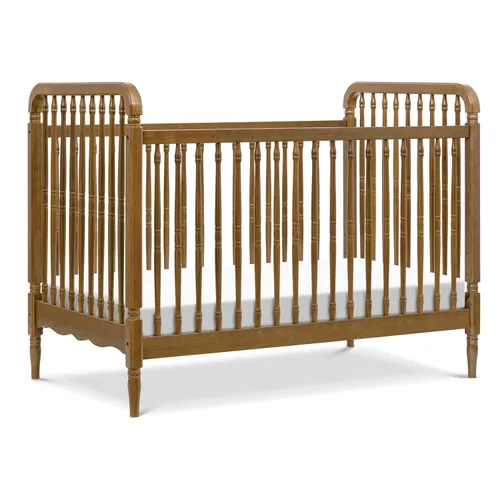 Vista 8 de Namesake Liberty 3-in-1 Convertible Spindle Crib Warm White Blanco cálido