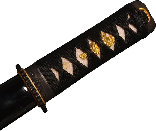 Vista 5 de SV Hand Forged Mini Samurai Sword Katana Tanto Japanese Small Samurai Short Sword Full Tang Sharp 16.53 Inch Various Styles Available