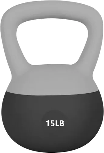 Vista 16 de Leikefitness Pesas rusas suaves, pesas rellenas de arena para mujeres y hombres, pesas rusas suaves y antideslizantes codificadas por