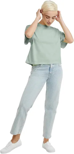 Vista 14 de Hanes Camiseta corta para mujer con cuello redondo para mujer