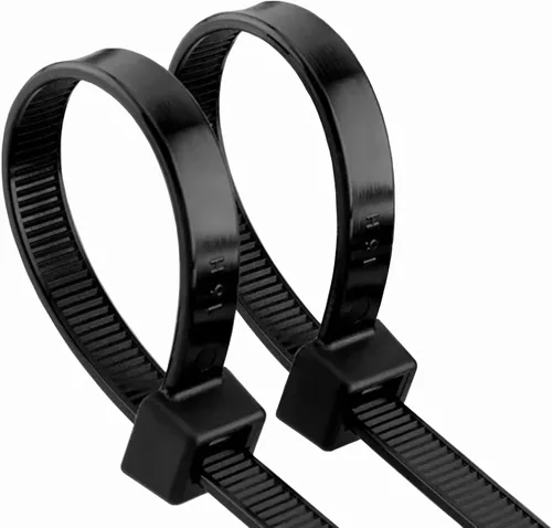 Vista 8 de Bridas negras de 14 pulgadas, paquete de 100 bridas de nailon para uso en interiores y exteriores, resistencia a la tracción de 60 libras BXINLHAG