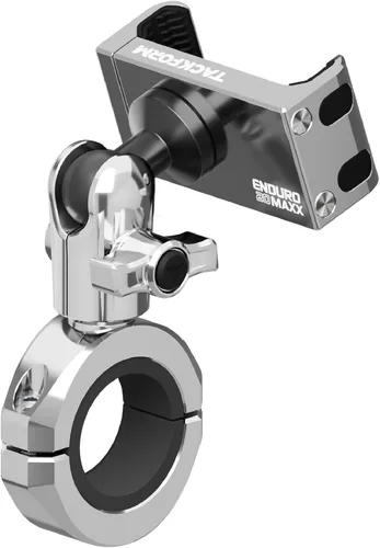 Vista 9 de Tackform Soporte de teléfono negro para motocicleta All Metal – 20MAXX Spring Cradle Abrazadera universal BC3 para manillar de 7/8 pulgadas a