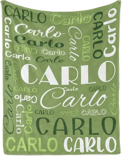 Vista 38 de Manta de regalo personalizada con nombre, regalos personalizados para él, regalos personalizados, mantas de franela con textos