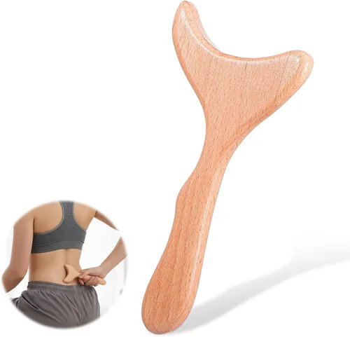 Vista 8 de Herramientas de masaje de terapia de madera 7 pulgadas de drenaje linfático de madera masajeador removedor de celulitis herramienta de escultura