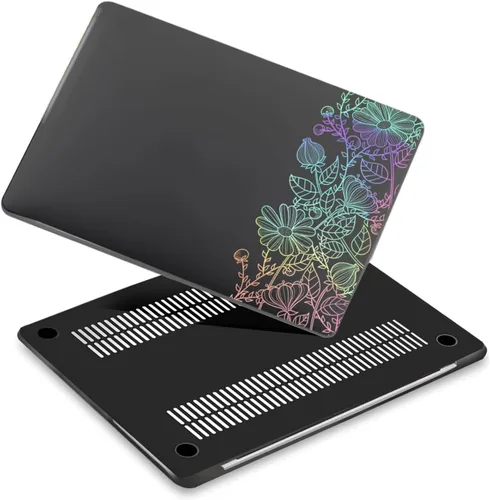 Vista 25 de Funda rígida ligera compatible con MacBook Pro de 13 pulgadas CD-ROM (2008-2012) modelo A1278, funda rígida protectora de plástico
