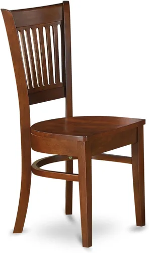 Vista 6 de East West Furniture KEVA7-ESP-W - Juego de comedor de 7 piezas compuesto por una mesa de comedor ovalada con hojas de mariposa y 6 sillas de asiento