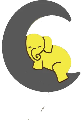 Vista 12 de BugyBagy Crea una maravillosa lámpara de pared para guardería (globo grande de capucha, gris)