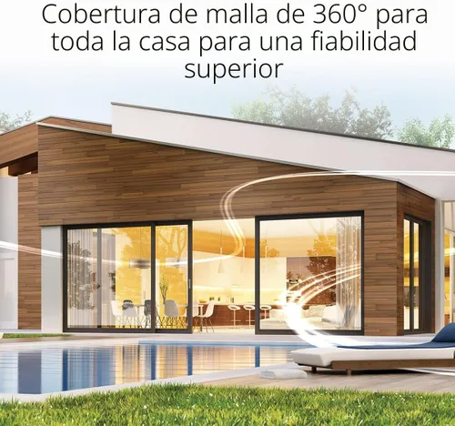 Vista 4 de NETGEAR Orbi 770 Series Tri-Band WiFi 7 Mesh Network System (RBE773) - Router + 2 extensores de satélite, características de seguridad, hasta 11