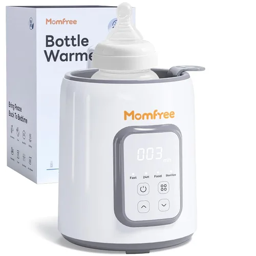 Vista 11 de Calentador de biberones, calentador rápido de biberones 8 en 1 para leche materna y fórmula, artículos esenciales para la alimentación del bebé