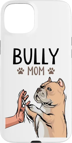 Vista 9 de Funda para iPhone 13 Pro Max American Bully Mom Dog Mama Dog Dog Holder