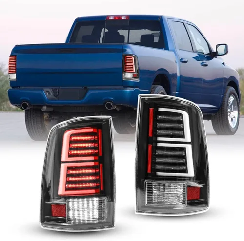 Vista 9 de CPW Luces traseras LED para Dodge Ram 1500/2500/3500 2019 Ram 1500-2018 2019 Ram 1500 Classic luces traseras lámpara trasera secuencial DRL