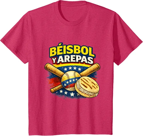 Vista 53 de Camiseta Beisbol y Arepas Venezuelas Baseball Pride Team 2026