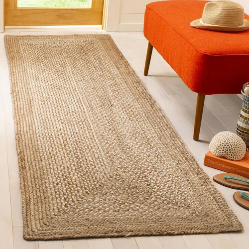 Vista 5 de SAFAVIEH Natural Fiber Collection - Alfombra decorativa de 2 x 3 pies, natural y marfil, hecha a mano, estilo bohemio, costero y rústico, ideal