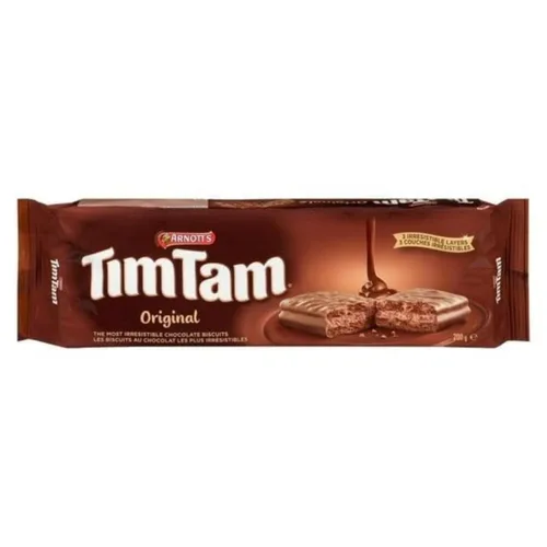 Vista 4 de Arnott's Tim Tam - Galletas de chocolate – Paquete de 6 – Receta original australiana – 66 galletas en total – Importadas de Australia