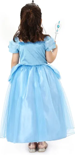 Vista 3 de Vestido de princesa de lujo con y sin accesorios opciones disponibles