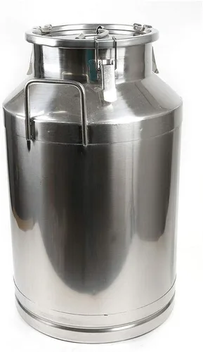 Vista 9 de LOYALHEARTDY Lata de leche de 10L/2.64 galones, latas de transporte de leche de acero inoxidable, cubo de vino, jarra, jarra de aceite, barril