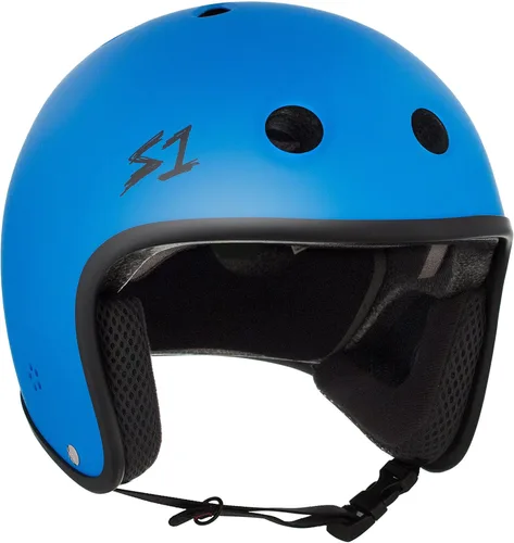 Vista 10 de S1 - Casco retro Lifer para skate, BMX y patinaje sobre ruedas Brillo negro