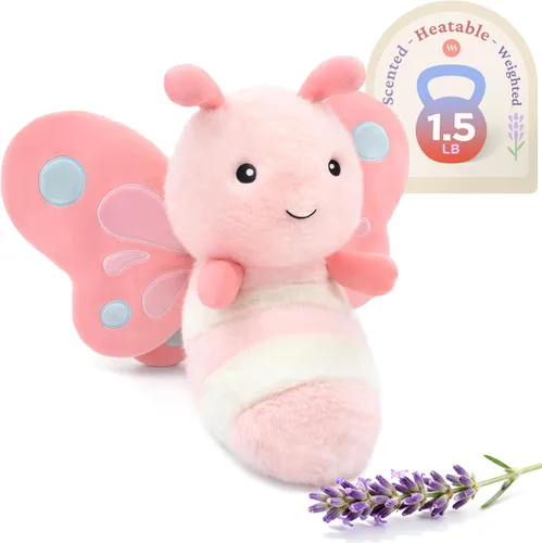 Vista 24 de IKASA Animal de peluche de pingüino para microondas, almohadilla térmica para mayor comodidad y calidez, calentable y refrigerable de 1.5 libras