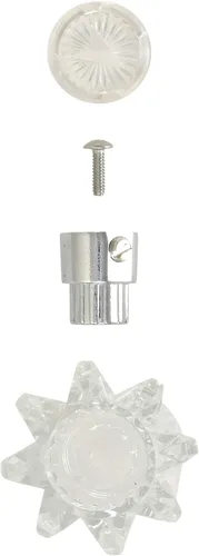 Vista 3 de Danco 80024 Vise-Grip - Mango de ducha acrílico para bañera/ducha, transparente, 1 unidad (paquete de 1)