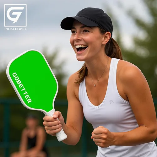 Vista 2 de Juego de 2 palas de pickleball para principiantes, familias y entusiastas de todas las edades, raquetas de pickleball T300 con infusión de carbono