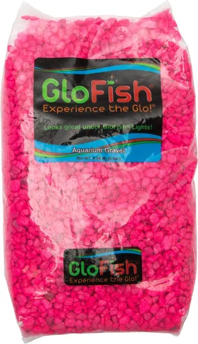 Vista 13 de GloFish Grava para acuario, grava para pecera, negra con detalles fluorescentes, complementa GloFish Tanks, bolsa de 5 libras Negro con reflejos