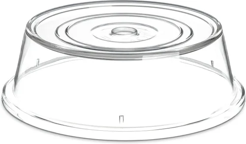 Vista 2 de Carlisle FoodService Products Cubierta de plástico para platos, cubierta redonda para catering, cocina, restaurante, 10.95 x 11 x 3.32 pulgadas