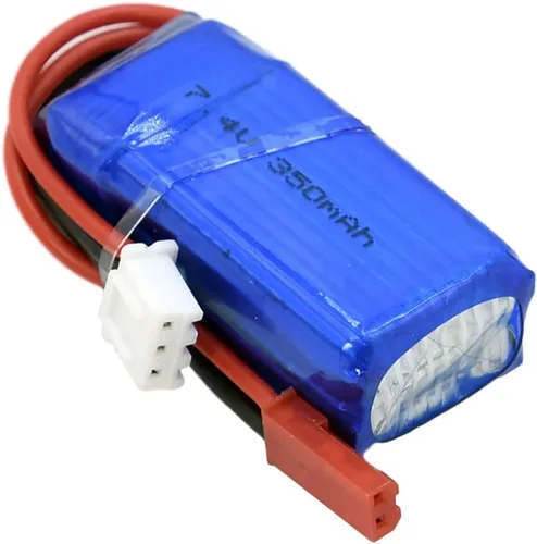 Vista 8 de 2 unids 7.4 V 2S 350 mAh 20C LiPo batería JST enchufe para RC modelo micro avión helicóptero Quadcopter Drone
