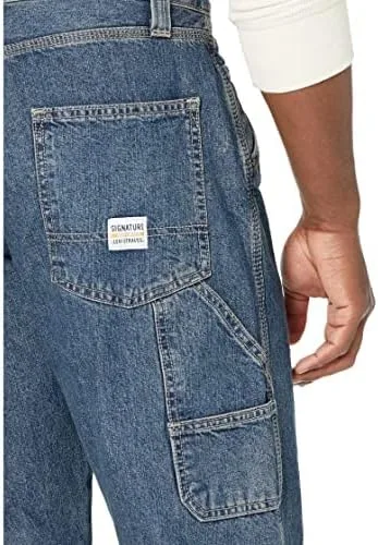 Vista 4 de Signature de Levi Strauss & Co. Gold Label Jeans Carpenter para hombre.