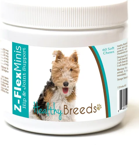 Vista 3 de Healthy Breeds Affenpinscher Z-Flex Minis - Masticables suaves para cadera y articulaciones, 60