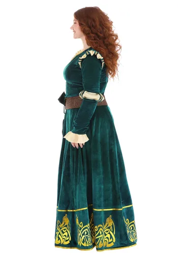 Vista 8 de Disfraz Plus Size Premium de Merida de Disney para Mujer Multicolor