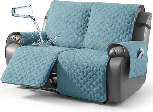 Vista 66 de TAOCOCO - Funda antideslizante para silla reclinable, funda para sofá, funda para silla reclinable pequeña con correas elásticas, protector