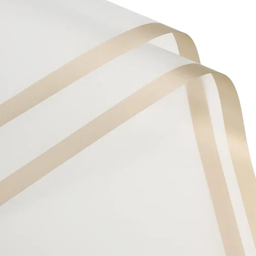 Vista 13 de MECCANIXITY 10 piezas de papel de regalo de flores con borde dorado, morado, 22.8 x 22.8 pulgadas, impermeable, para suministros de ramo de Púrpura