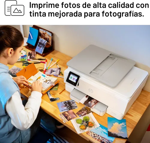 Vista 14 de HP Envy Photo 7975 Impresora fotográfica inalámbrica de inyección de tinta a color, imprimir, escanear, copiar, fácil configuración, impresión