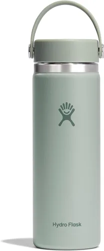 Vista 85 de Hydro Flask Botella de agua – Acero inoxidable aislado – Tapa flexible de boca ancha, antiderrames, a prueba de fugas y recargable en agave de 20