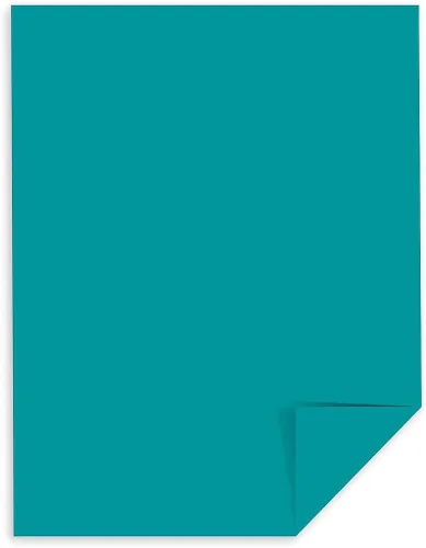 Vista 3 de Astrobrights 21849 - Papel de color, 24 libras, 8 1/2 x 11, verde azulado terrestre, 500 hojas