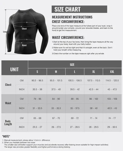 Vista 7 de Niksa Paquete de 5 camisetas de compresión para hombre, camiseta deportiva de manga cortalarga, camisetas de compresión para hombre