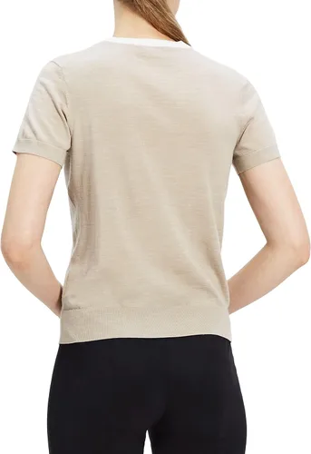 Vista 3 de Theory Camiseta básica de lana para mujer Trim