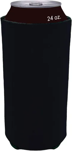 Vista 14 de Espuma en blanco plegable de 24 oz. Can Coolie (variedad, paquete de 6)
