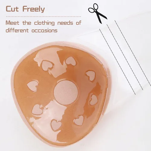 Vista 3 de GTETKDE Sticky Bra Backless Strapless Push up Adhesive Bra Reusable Invisible Lift up Bra Stickers Breast Lift Tape