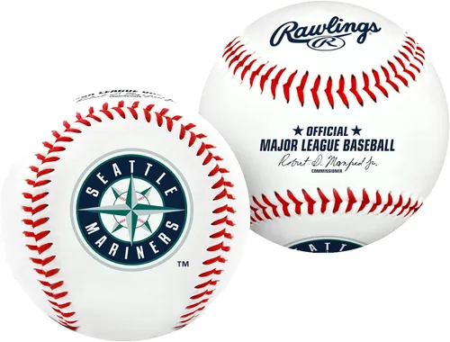 Vista 19 de Rawlings Béisbol oficial de la MLB 2026 con logo del equipo Todos los 30 equipos de la MLB disponibles