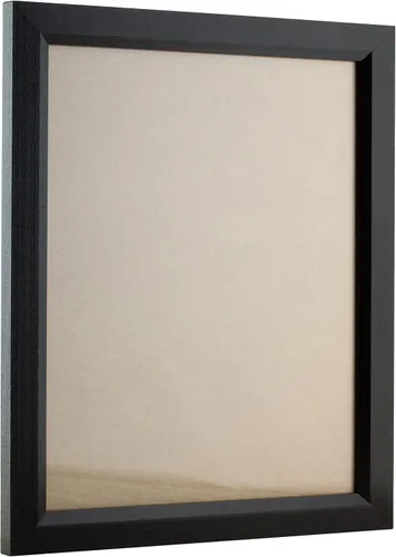 Vista 3 de Marcos para imágenes Craig Frames, con acabado suave, de 0.825 pulgadas de ancho, negros, 7171610BK, Madera, Negro, 4 x 6