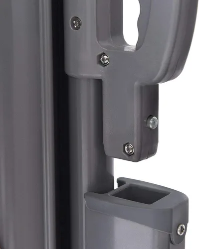 Vista 7 de Tangkula Toldo retráctil plegable para patio al aire libre, impermeable, divisor de privacidad (118.5 x 63 pulgadas, gris)