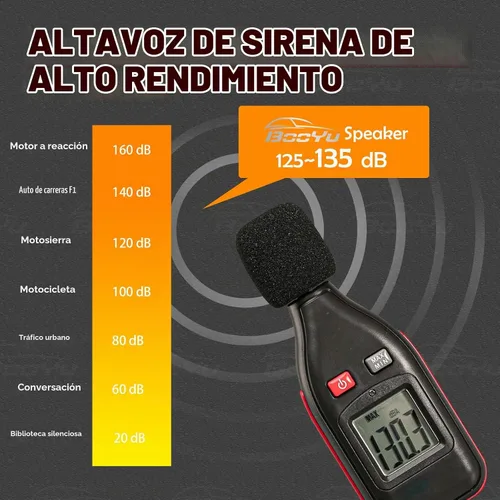 Vista 2 de Altavoz Bocina de Sirena PA Rectangular de Alto Rendimiento de 200 Vatios [8 Ohmios] [125-135 dB] [IP66 Resistente al Agua]