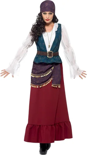 Vista 3 de Smiffys Women Deluxe Pirate Buccaneer Beauty CostumeAdult-Sized Costume