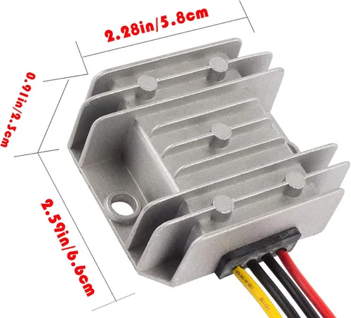 Vista 5 de Convertidor de voltaje DC 8V-40V a 12V 3A 36W, regulador de voltaje de convertidor de impulso, adaptador de potencia reductor de voltaje, módulo